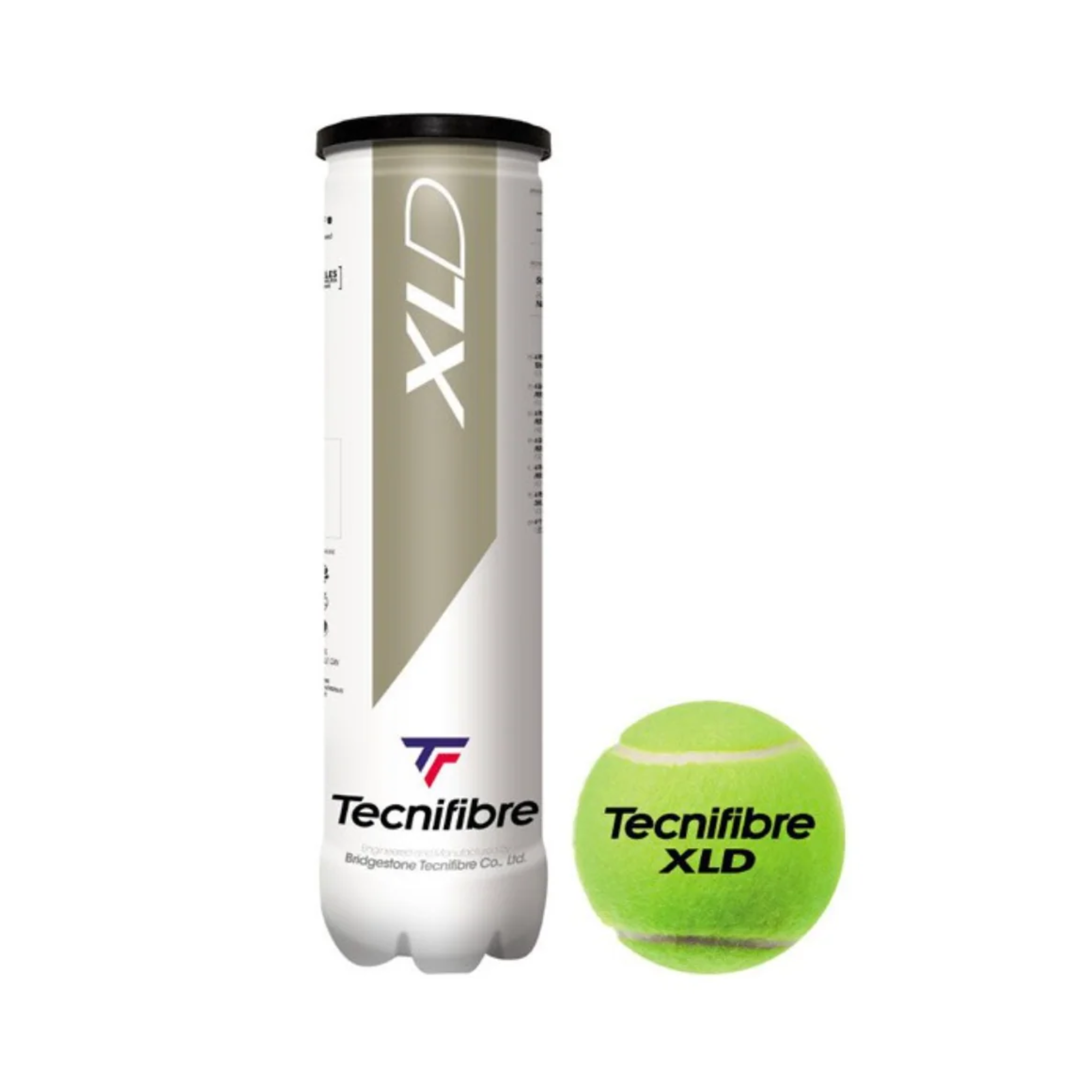 Tecnifibre XLD Tennisballen - 4 stuks