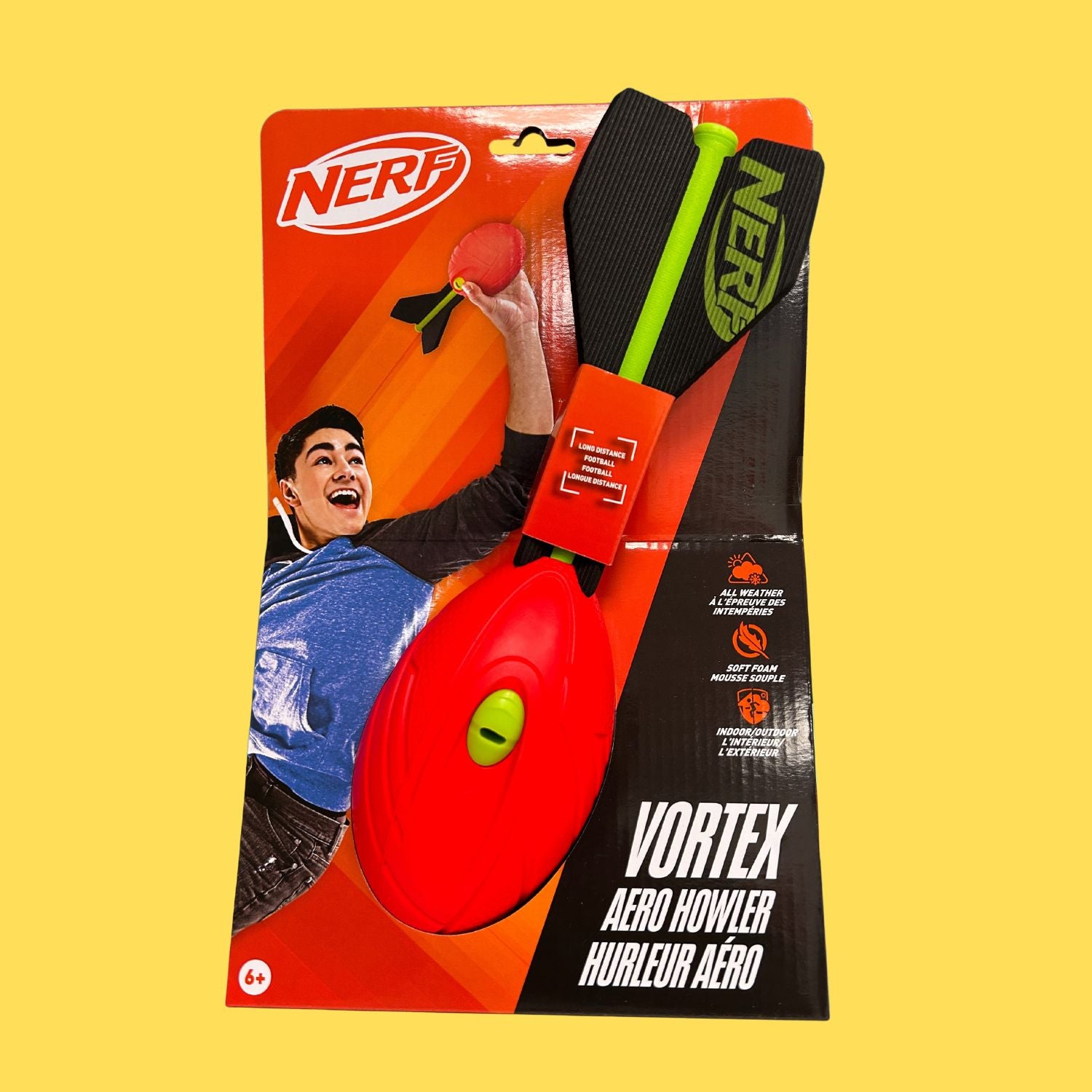 Nerf Vortex Oranje Groot