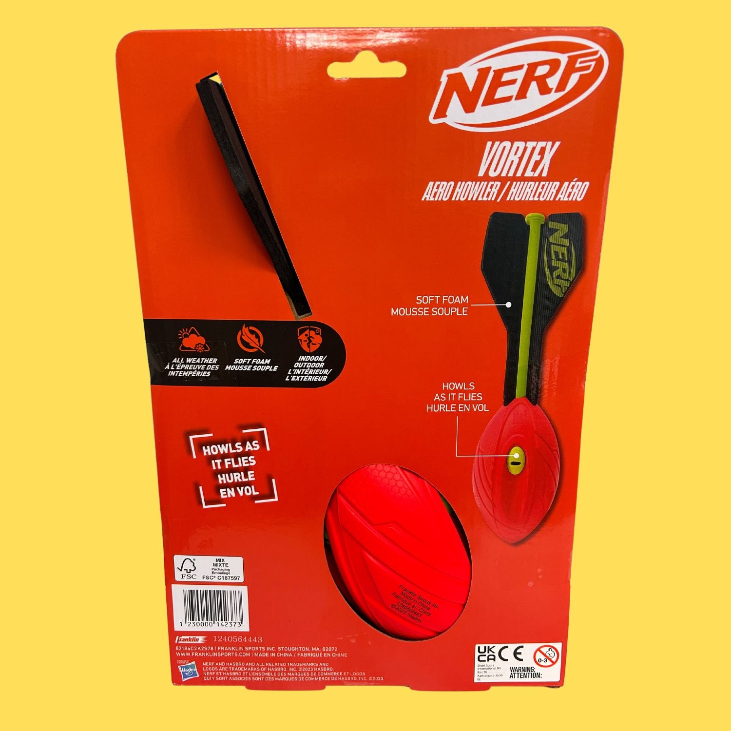 NERF Pocket Howler Fel Oranje