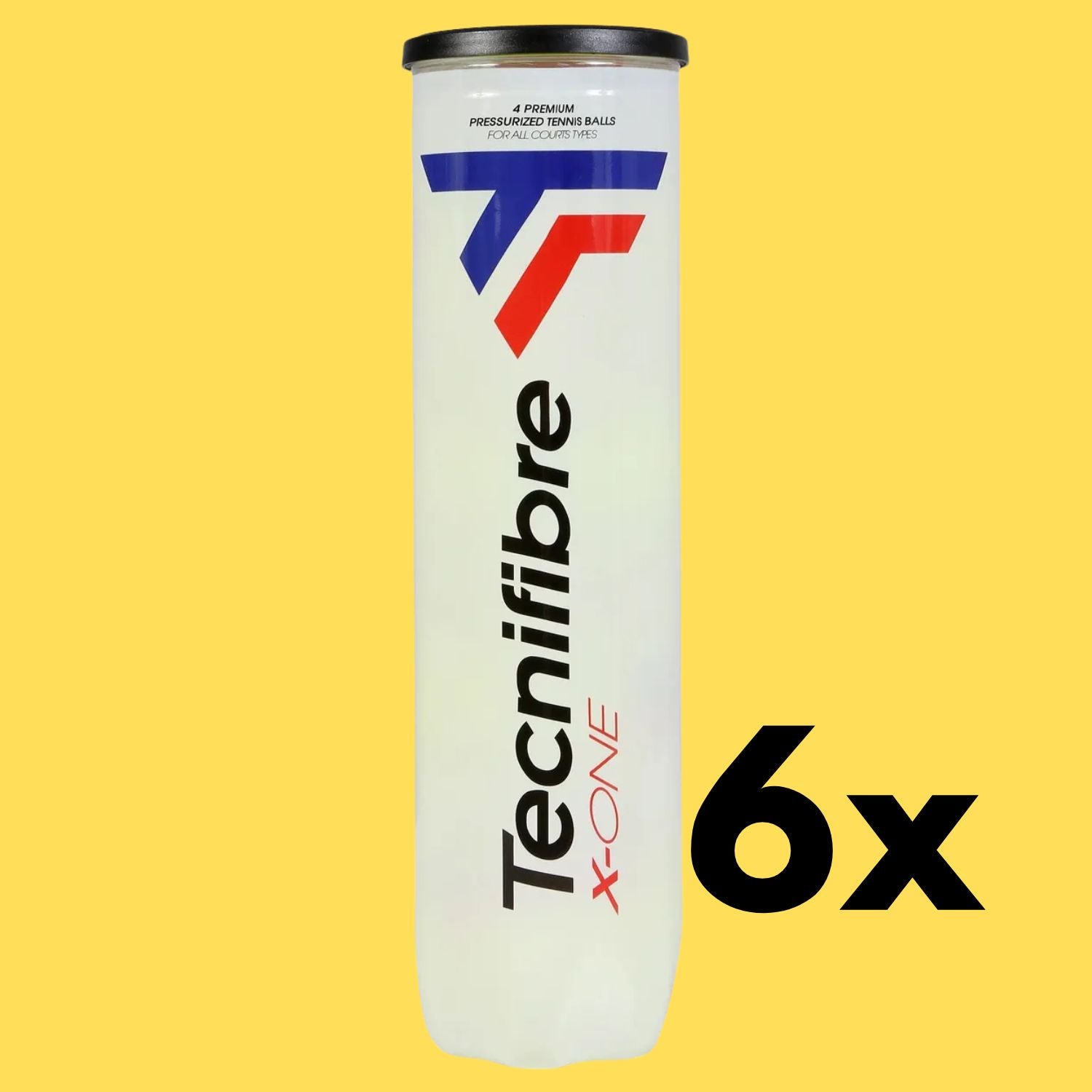 Tecnifibre x-one blik van 4 ballen