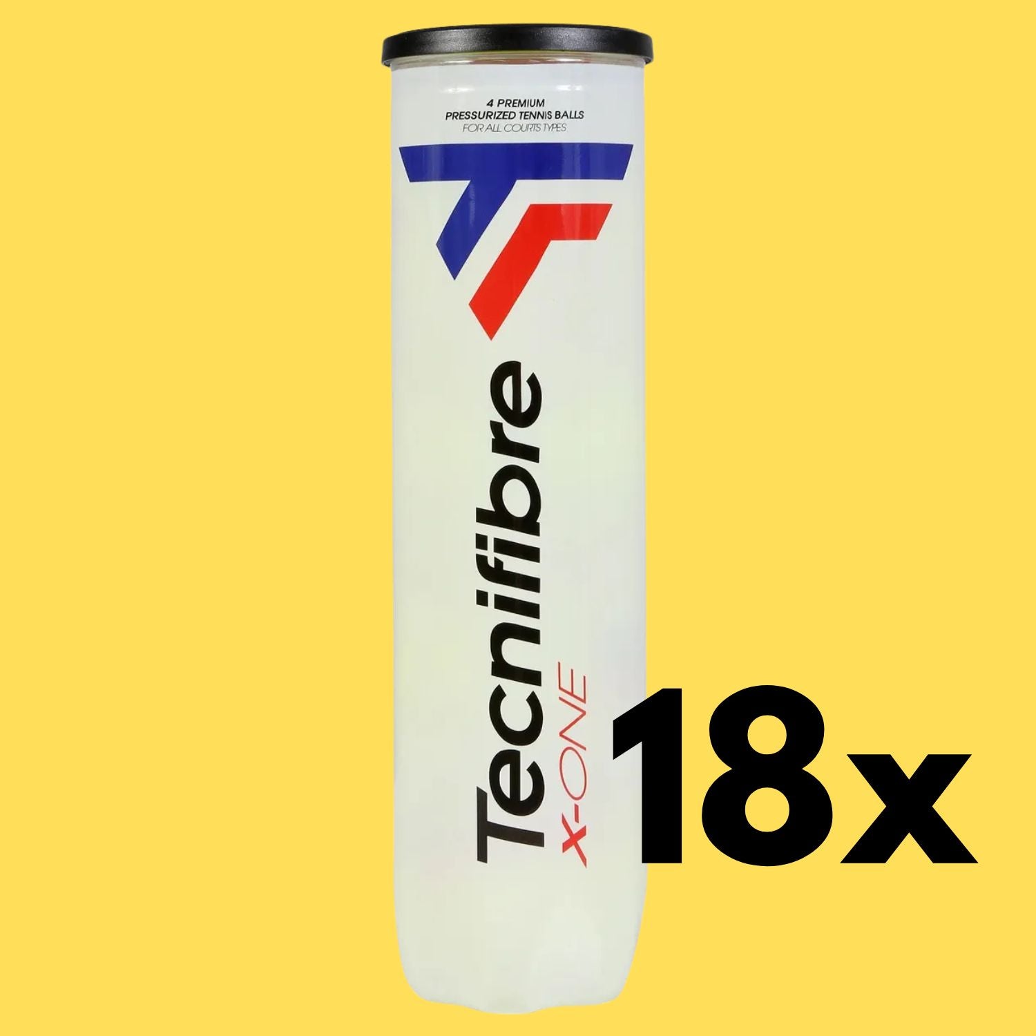 Tecnifibre x-one blik van 4 ballen